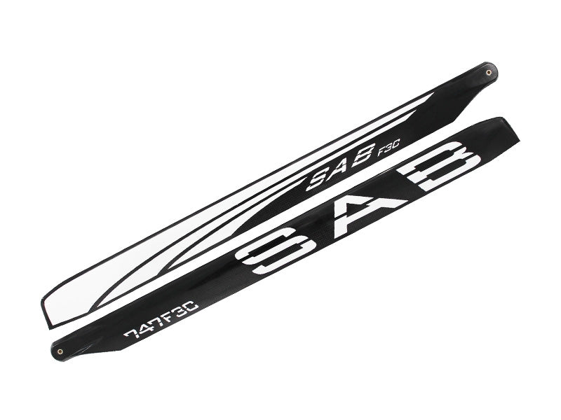 SAB 747mm Carbon Fiber Main Blade Set - Genesis