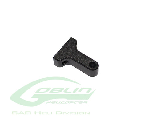 Aluminum Bellcrank Base Black Matte - Goblin 700