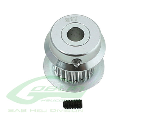 Aluminum Motor Pulley 21T - Goblin 380/420