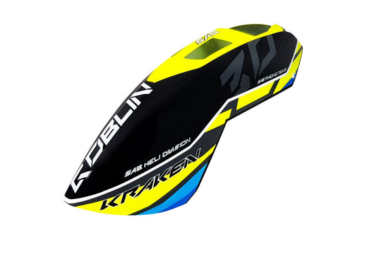 Yellow Carbon Fiber Canopy - Kraken 700