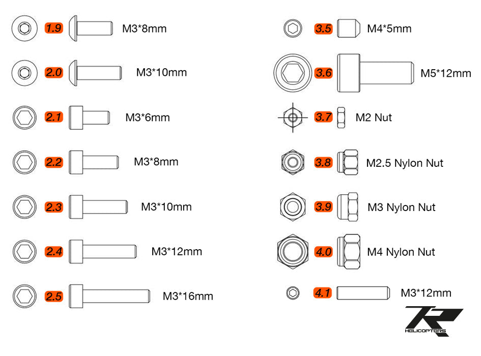 Screw and nut set 2