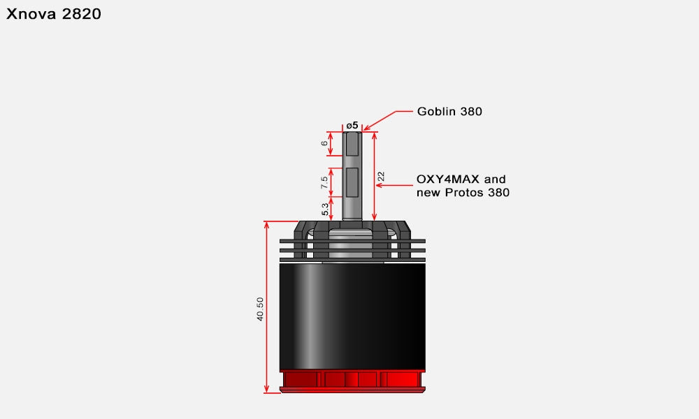 Xnova XTS 2820-890KV HP Brushless Motor